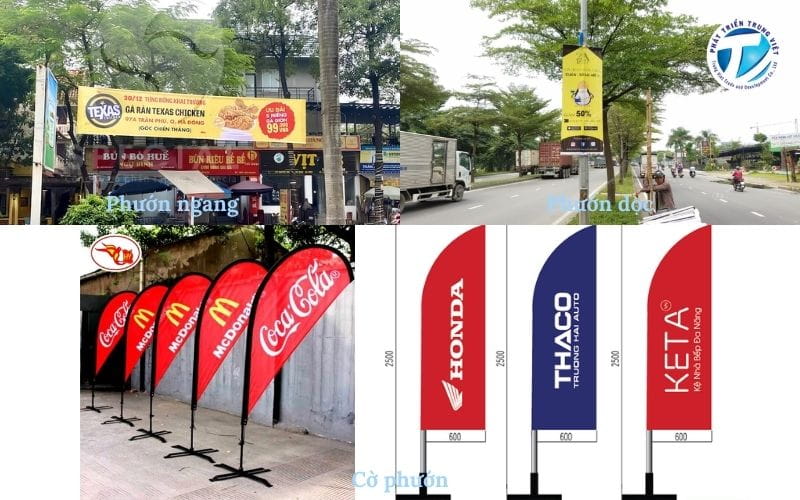 Phân loại phướn quảng cáo phổ biến nhất